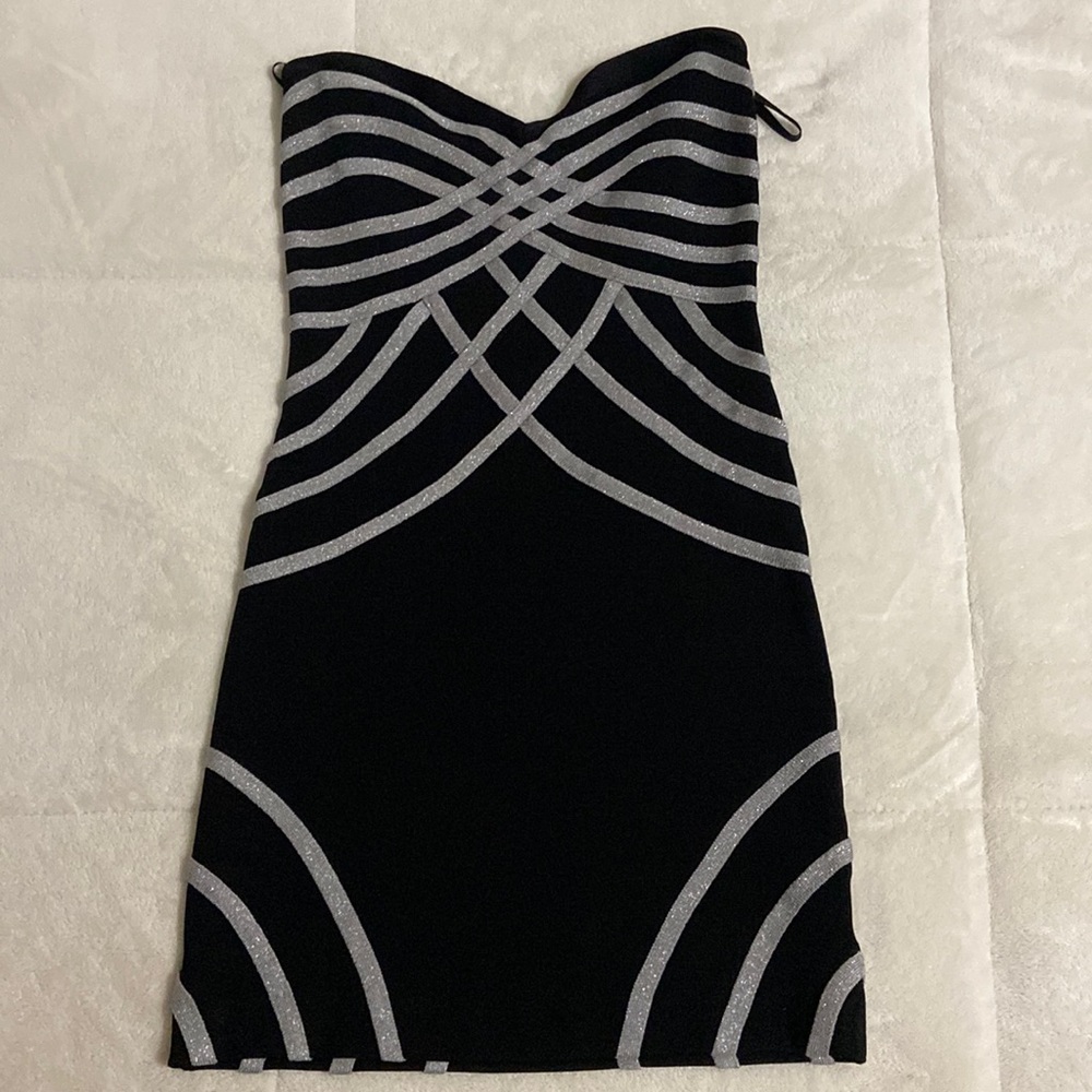 Bebe strapless dress